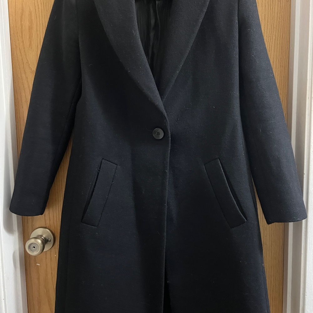 Zara Classic Black Trench Coat